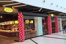 Dekoracje sklepów balonami Międzyrzecz